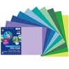 Tru-Ray Construction Paper, Cool Assorted, 12" x 18", 50 Sheets
