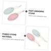 FOMIYES 2pcs Pumice Stone for Feet Ergonomic Foot Care Tool
