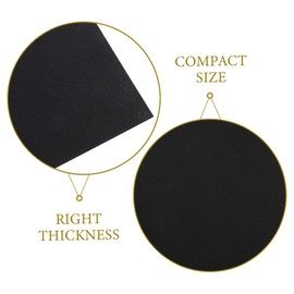 ULTECHNOVO Black Abs Plastic Sheet Heat Moldable Craft Panel for DIY Projects Easy to Cut Thermoplastic Crafting Material