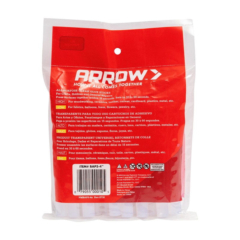 Arrow AP5 All Purpose Mini Glue Sticks for Hot Glue