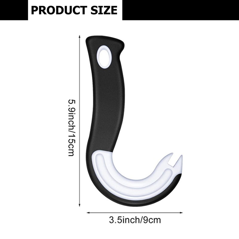 1 pcs Effortless J-Shaped Ring Pull Can Opener - Ideal
