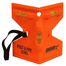 Johnson 175-O Post Level, GloOrange | Manual Operation | ABS Plastic & Rubber | 9 x 5 inches | 1 Count