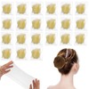 Piriuuo Pack of 30 Hair Nets Bun Invisible Hair Nets