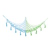 Triangular Toy Hammock Plush Toys Cotton Rope Woven Net Pocket