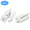 BokWin 2 Pcs Sliding Window Sash Locks and Keeper Cam