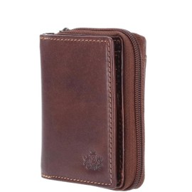 The Skandinavian Brand RB Western Leather Wallet with Credit Card Slots Brown, brown, Backpack