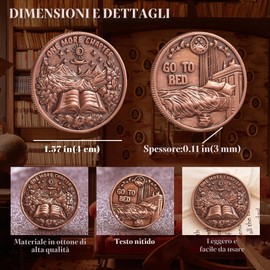 LParkin Just One More Coin Gamer Book Lovers Libro - Unique Moneta Gift for Women Readers (Un Altro Capitolo)