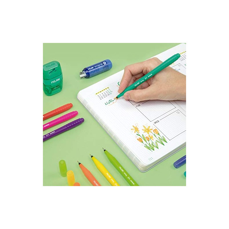 MILAN Case of 10 Fine Point Fineliner Pens