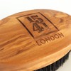 1541 London Military Hair Brush (Olive Wood) with Pure Black