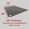 ThermiChef 14" by 20" Pizza Steel (3/8" Deluxe Thickness) -