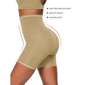 REORIA Tummy Control Shapewear for Women High Waisted Body Shaper Shorts Butt Lifting Panties Under Dress Nude 2XL