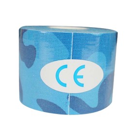 kokiya Athletic Sport Tape Cohesive Tape Water Resistant 7.5x500cm Self Adhering Wrist Ankle Tape for Hands Joint Ankles Football, Blue