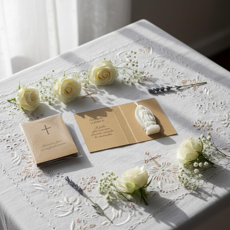 24 Mini Recuerdos Velas Aromáticas Bautizo Boda Primera Comunion Novenario