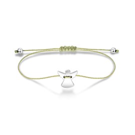 Guardian Angel Bracelet Women's Angel Bracelet Adjustable for Women Silver Communion Gifts Christening Gifts for Girls Boys Women, Stainless Steel, No gemstone