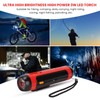 JX‑502 Emergency Flashlight 3W Strong Light LED Hand Crank Flashlight