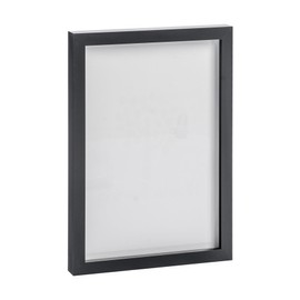 Nicola Spring Photo Frame - Fits Photo Size 8 x 12" (20 x 30cm) - Pack of 1 - Black Picture Frame Wall Mounted Portrait A4 Photo Frame with Stand Freestanding Photo Certificate Display Poster Frame