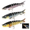 3Pcs Fishing Lures for Bass Trout, Lifelike Pike Fishing Tackle