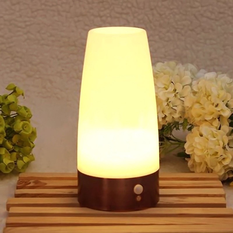 Smart Wireless Motion Sensor Night Light Battery Operated Lamp Bedside