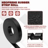 PATIKIL Neoprene Rubber Strips 2" Wide x 1/4" Thick x