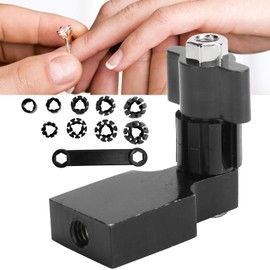 Brrnoo Ring Fixture Clamp Holders, Jewelry Ring Fixed Setting Polishing Engraving Tool Kit(Black)