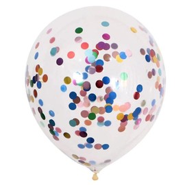 12 Inches Confetti Glitter Latex Balloons Birthday Party Decor Weddings Valentines Day Mix Round Confetti Pack of 10