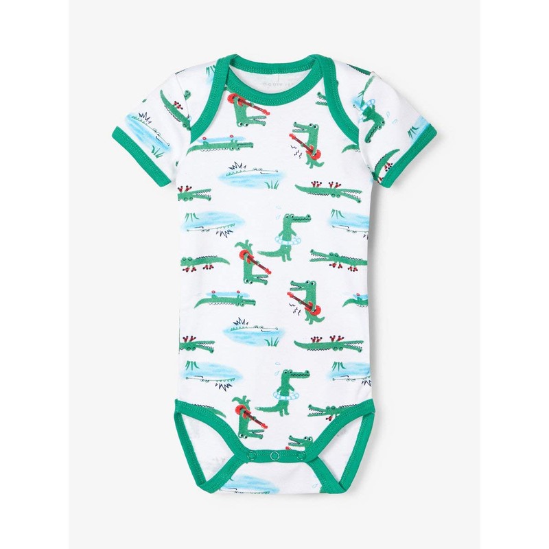 NAME IT Baby Boys' Short Sleeve Bodysuits Pack of 5,