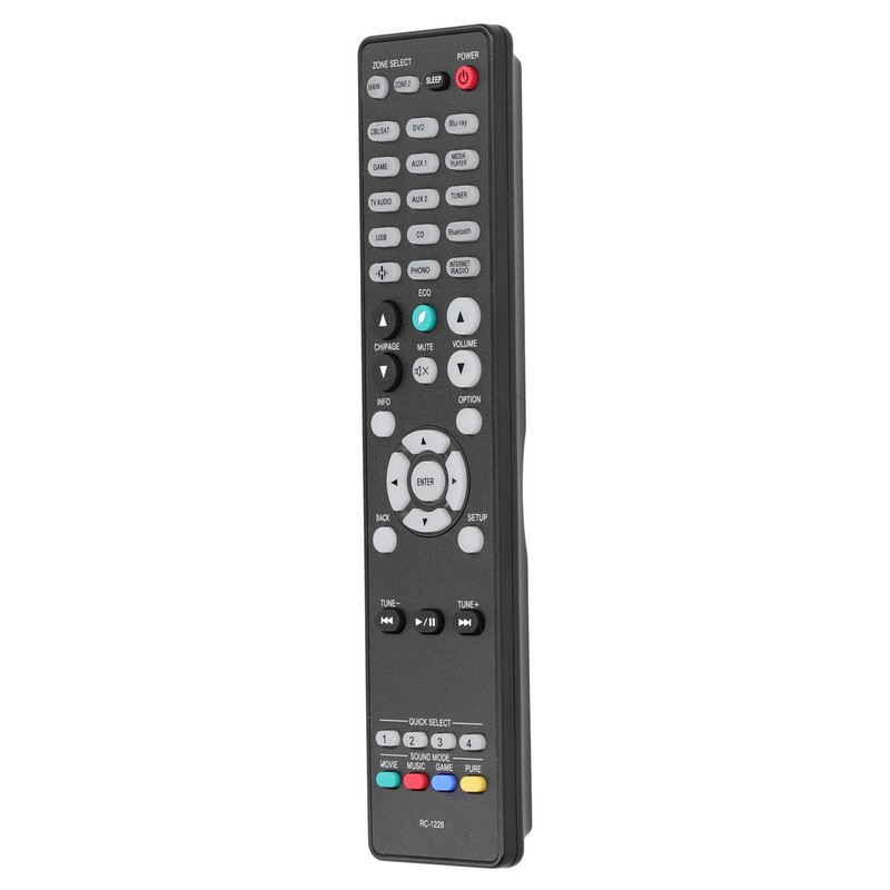 RC-1228 RC-1227 RC-1217 RC-1192 AV Receiver Replacement Remote Control for