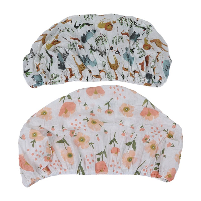 2pcs Baby Diaper Changing Covers Printing Cotton Yarn Removable Infant