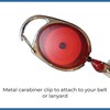 PCL Media ltd Red Retractable Badge Reel with Carabiner Clip