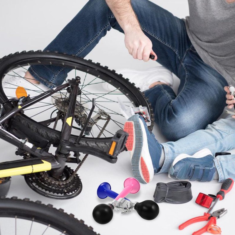 OHPHCALL 2pcs Bicycle Horn Manual Air Horn Funny Bike Accessories