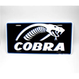 DIGIART INTERNATIONAL COBRA SNAKE METAL NOVELTY CAR LICENSE PLATE AUTO TAG