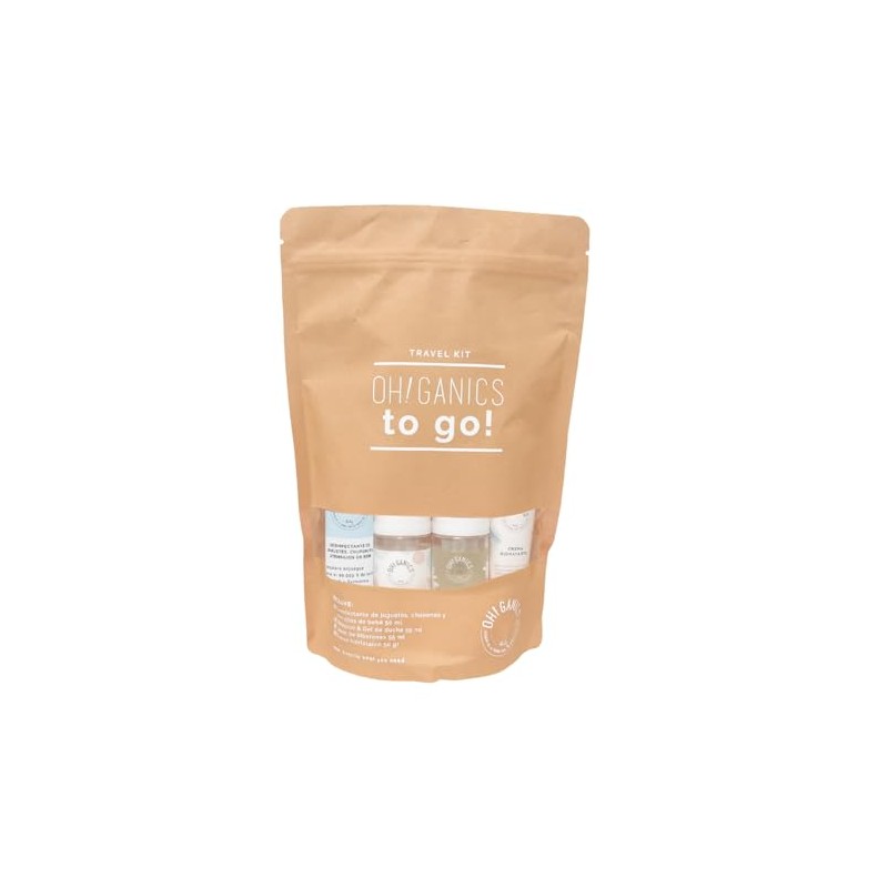 OH! GANICS Travel Kit Bebé, Ingredientes 100% Naturales