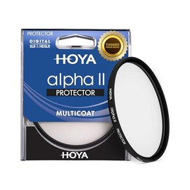 Hoya Alpha II MC Camera Lens Protector, 49mm Filter — Ideal for Beginners, Improved Glass, 93.7% Light Transmission, Thinner Frame, 6-Layer Hoya Multi-Coating for Enhanced Protection and Clarity