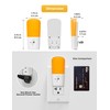 LOHAS Amber Night Light, Dimmable Plug in Yellow Night Light