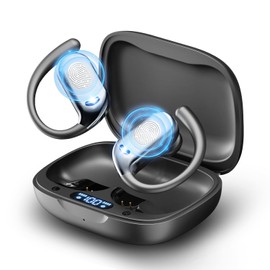 Language Translator Earbuds,AI Real-Time 3-in-1 Translation Earbuds 144 Languages & Accents for APP,OWS Translating Headphone Device for Travel Business Learning, Black