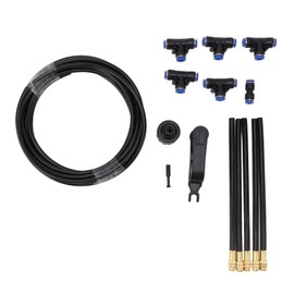 Garden Drip Irrigation Kit 360 Degree Adjustable Watering System Universal Spray Nozzle PE Hose Set US Standard