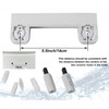 Toilet Seat Hinge Kit Fit for Kohler, Elongated Toilet Seat