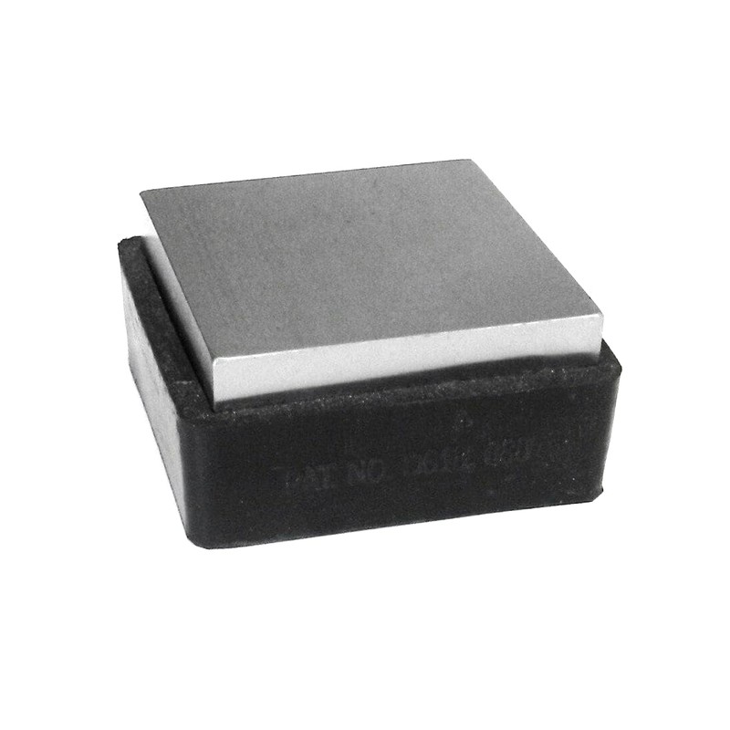 JTS Steel Bench Block W/Rubber Base 2-1/2" Square 1" Thick