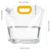 Drinking Bag Set, Transparent, Plastic, Untreated, Leak-proof & Reusable, Ideal