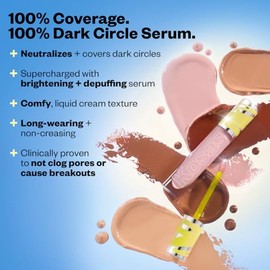 Kosas Corrector De Color Revealer Extra Bright Con Suero Para Ojeras Decoloración Y Manchas De Larga Duración Y Cobertura Total Magia