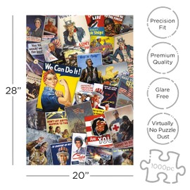 Aquarius Smithsonian War Posters Rompecabezas 1000 Piezas