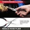 10PC Pliers and Wrench Set with Storage Rack – Includes