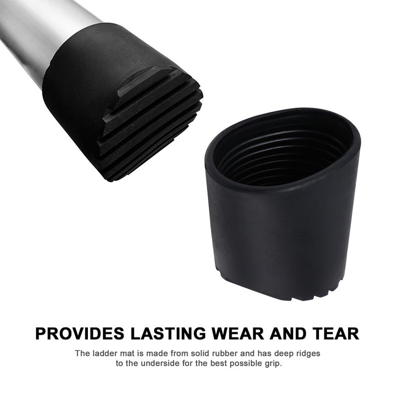 FOYTOKI Ladder Pads: 4pcs Ladder Feet Cover Non-Slip Rubber Step