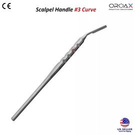 Oroax Corporation Surgical Scalpel Handle No 3 Dental Veterinary Stainless Steel Medical Knife - X1- Scalpel Handle #3 Solid