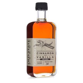 Old State Farms - Cinnamon & Vanilla Infused Pure Maple Syrup 8.4oz, 250ML, Sustainable harvest, Gluten Free