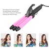 Waver Curling Iron Mini Portable 3 Barrel Hair Crimper Wand