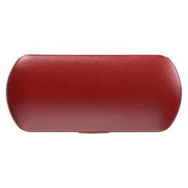 Tacy MP-20-3 Glasses Case, Stylish, Simple, Hard Case, Push Type, Durable, ABS Resin, Red