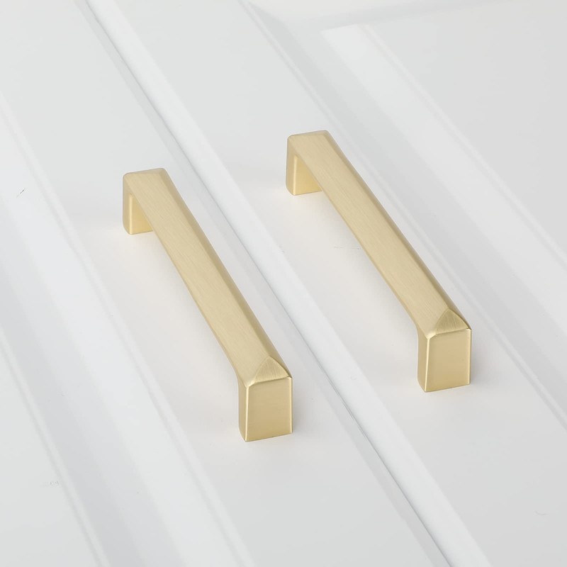 Haidms 25 Pack 5in Kitchen Cabinet Handles - Gold Champaign