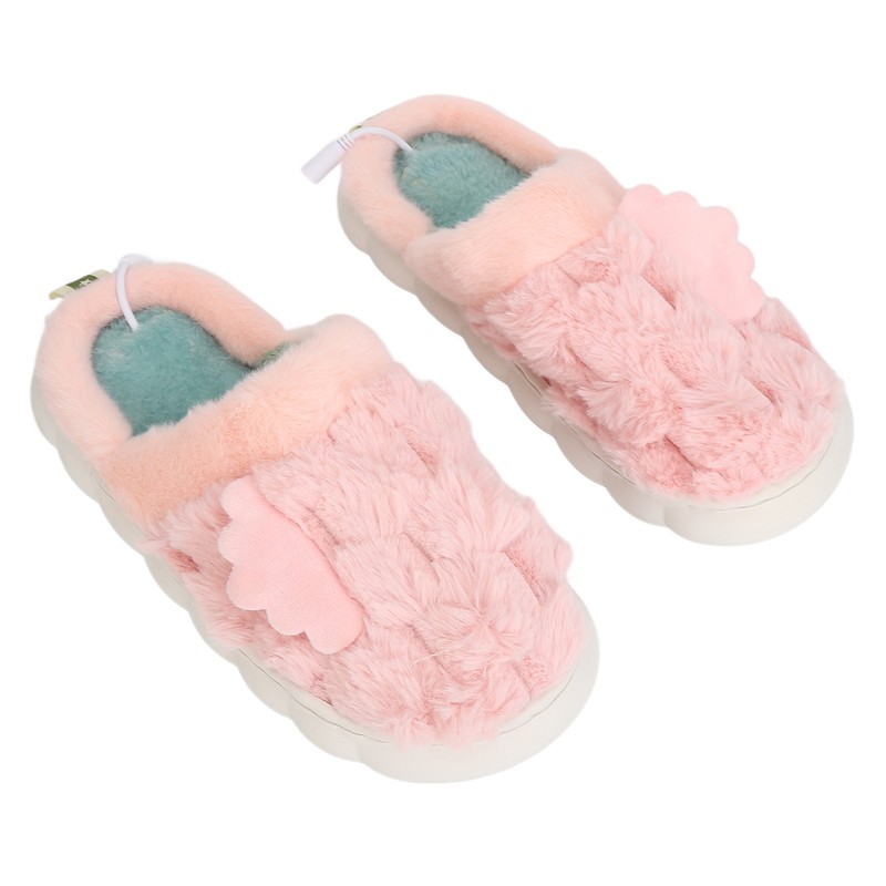 Electric Heated Slipper Soft Comfortable Warm Plush USB Heated Slipper
