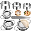 Ravioli Shaper, 7-Piece Stainless Steel Dumpling Ravioli Shaper Set, Ravioli